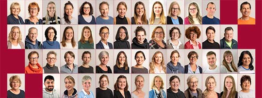 Die Mitarbeiter des Zentrums, die die Philosophie umsetzen